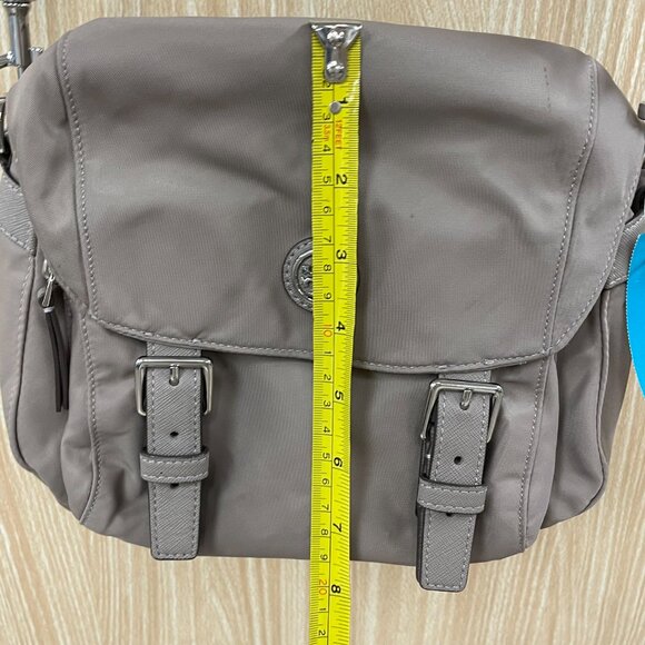 Tory Burch Gray Virginia Small Messenger Bag - Picture 7 of 12